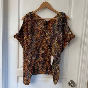 Malabrigo Yarn Merino wool Multicolor Knit Women's Vest